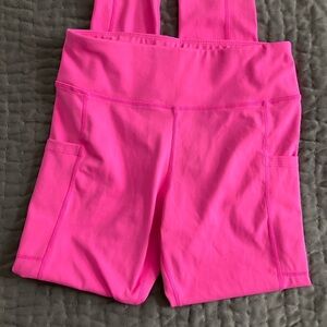 Women’s High-Waist Hot Pink Performance Shorts